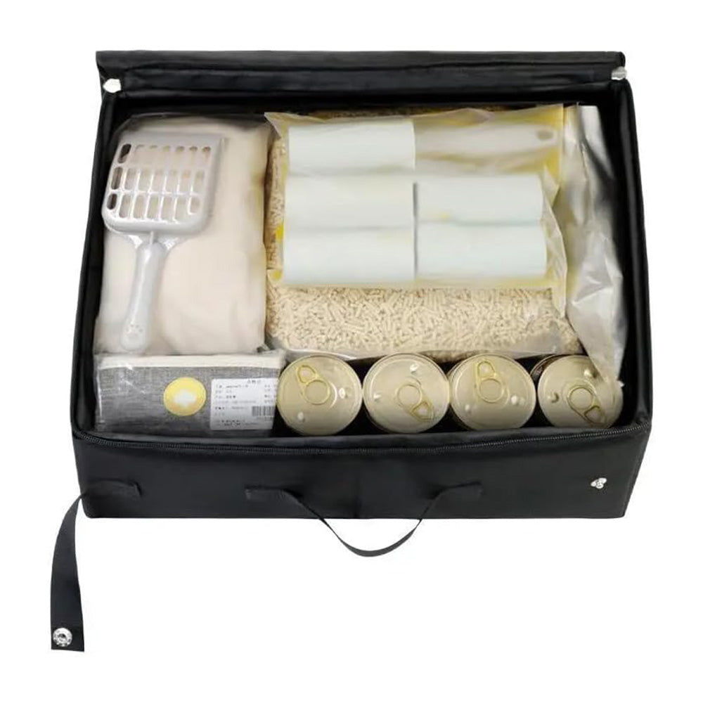 Portable Foldable Cat Travel Litter Box ââ‚?Waterproof & Easy to Clean Black