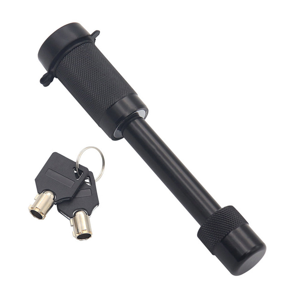 Trailer Hitch Lock with Key Anti-Theft Lock with Water-Resistant Cover for Towing Boat Truck RV Car Trailer