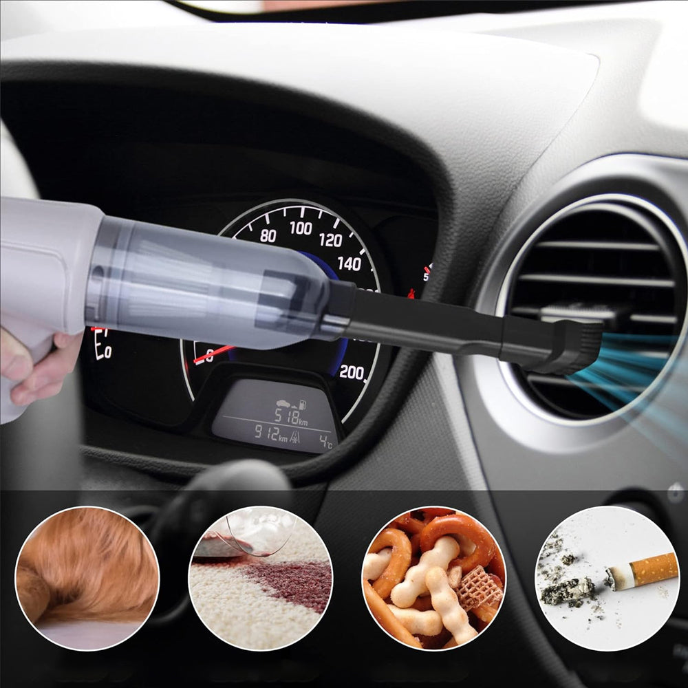 Portable Cordless Car Vacuum Cleaner Rechargeable Handheld Vacuum for Car Home
