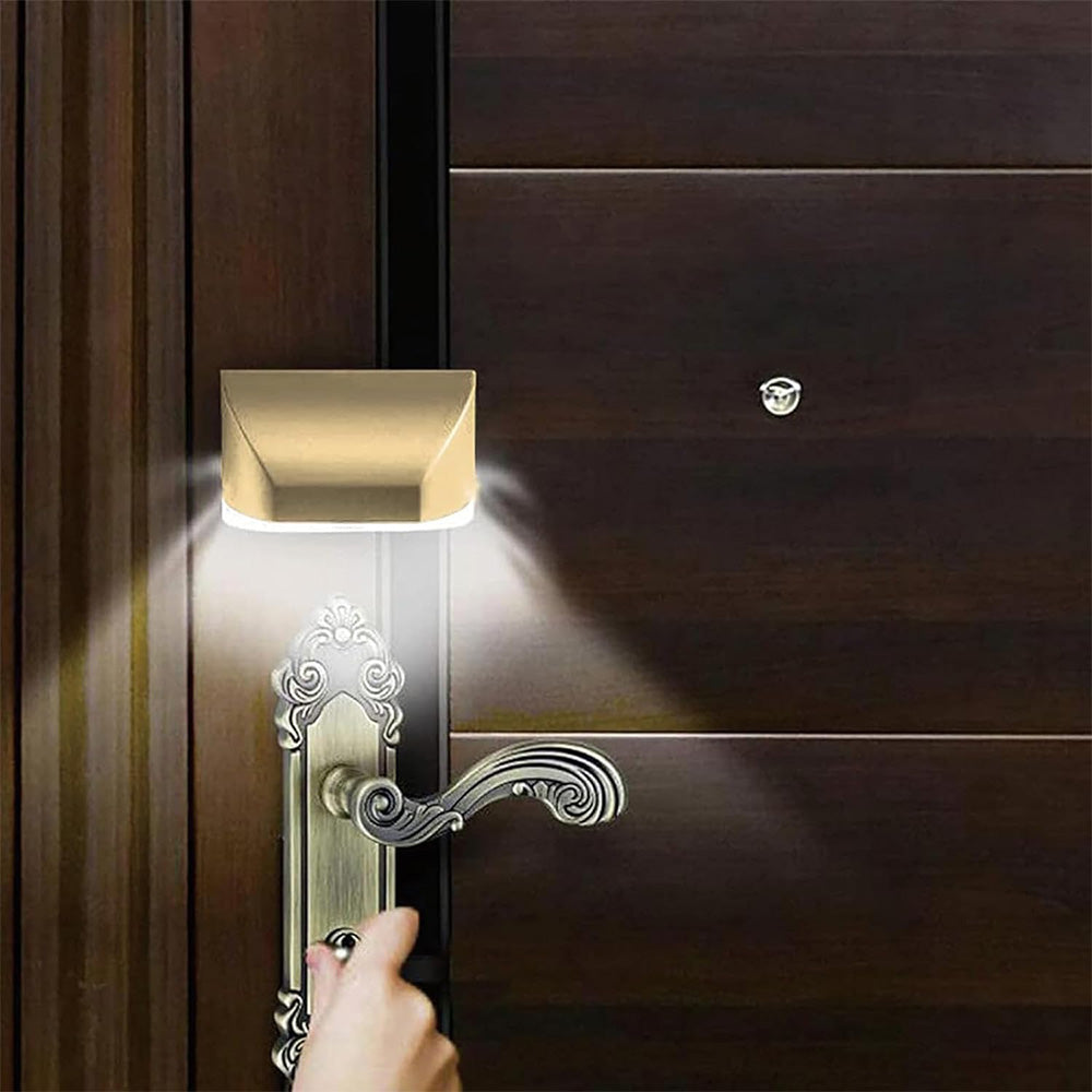 Wireless LED Motion Sensor Night Light with PIR for Hallway & Stairs  Gold