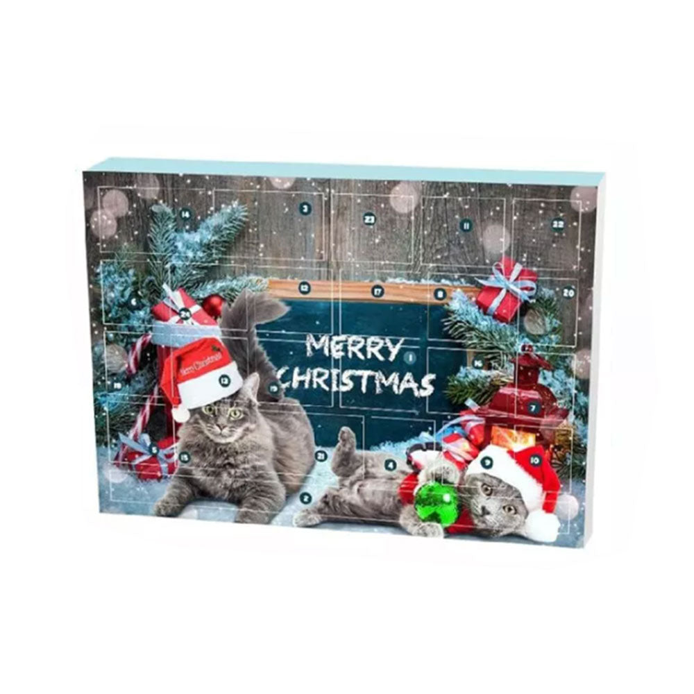 Xmas Cat Toys Advent Calendar 24 DaysChristmas Countdown Calendar for Kitten