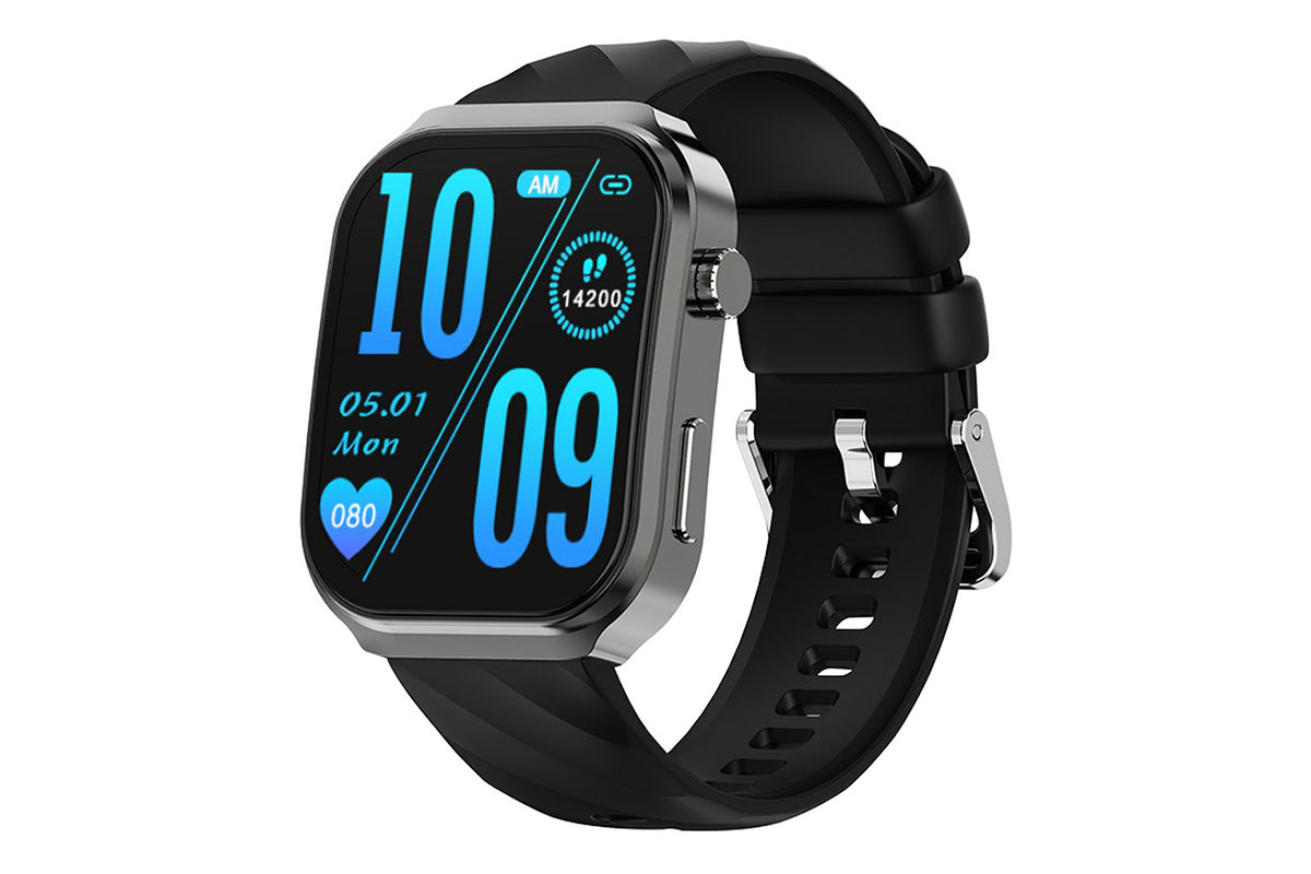 Bluetooth Smart Watch 100+ Sport Modes Fitness Tracker Heart Rate Sleep Monitor -Black