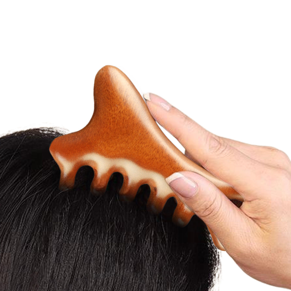 4-in-1 Gua Sha Tool for Face Body Head Massage Comb