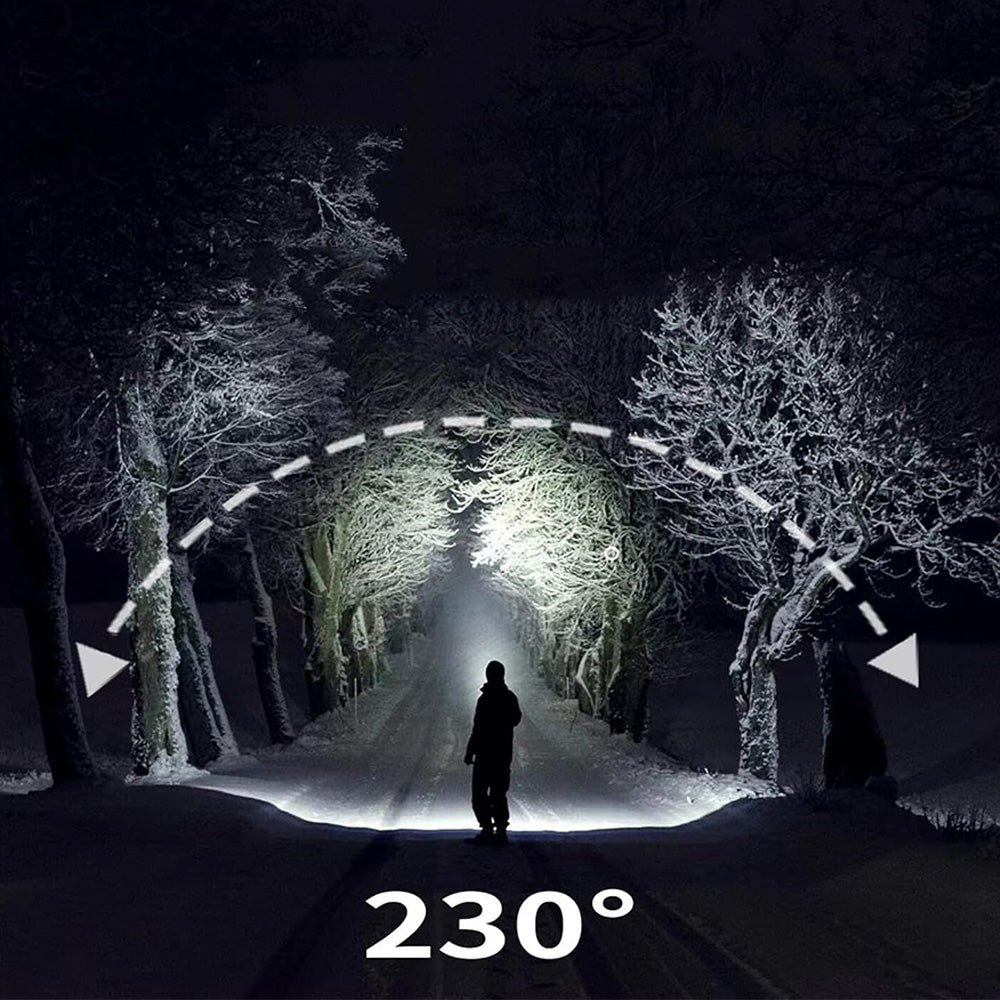 3-Mode High Bright Headlamp Rechargeable LED Head Light for Camping Working Fishing