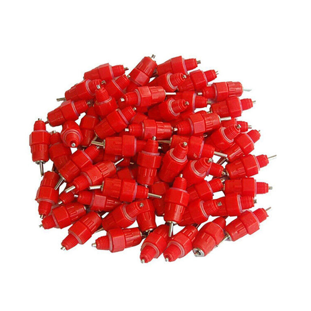 20Pcs Set Poultry Automatic Water Nipple Valves Auto Drinker Waterer Feeder for Chicken Duck Bird