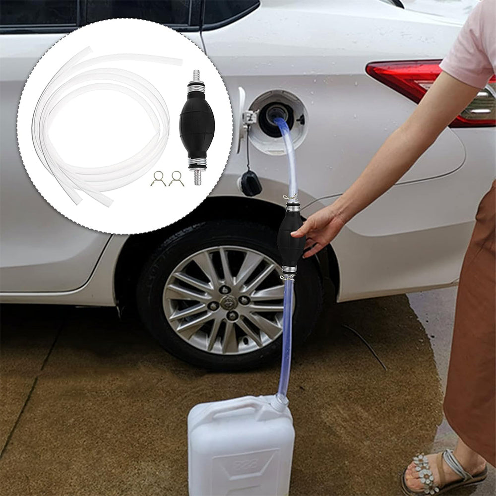 Manual Water Oil Transfer Hose Liquid Syphon Petrol Transfer Pump Hand Siphon Pipe Hose