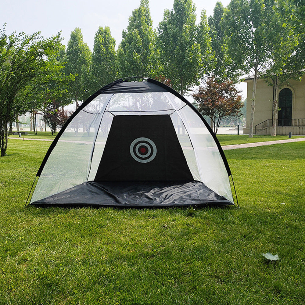 2-Meter Foldable Golf Practice Net Hitting Driving Netting Chipping Cage Training Aid