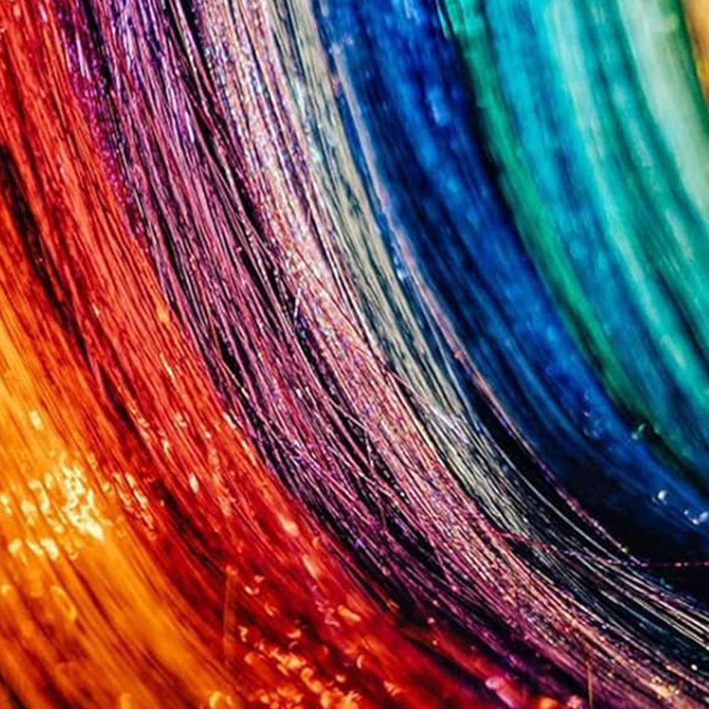 18Pcs Hair Tinsel for Girls 120cm Fairy Heat Resistant Tinsel Hair Extensions for Party Festival Decor