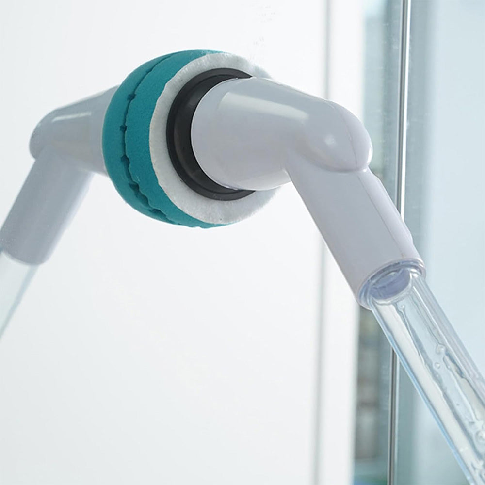 Electric Spin Scrubber with 9 Replaceable Brush Heads 2-Speed Cordless Cleaning Brush