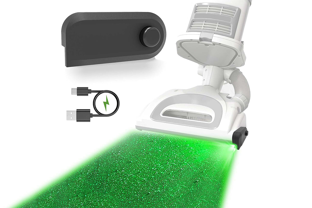 Rechargeable Vacuum Cleaner Dust Display Light Green Light Universal High Visibility