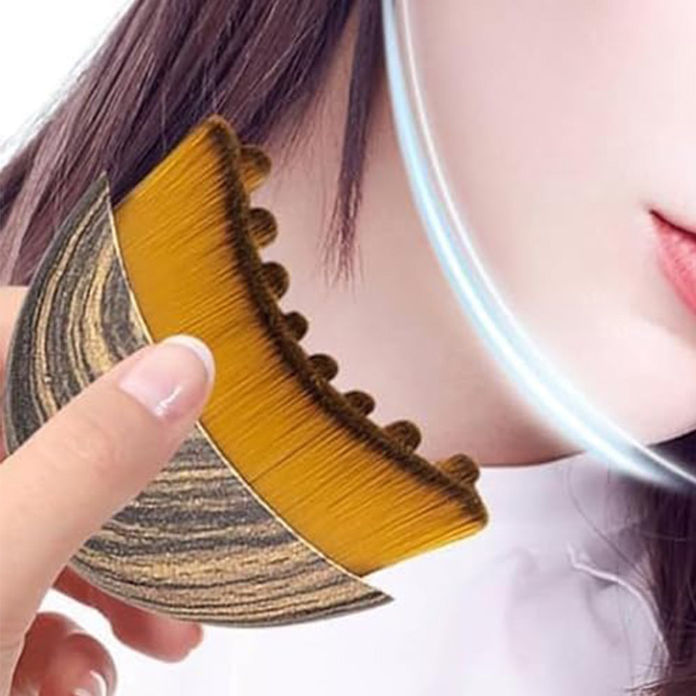 2Pcs Lymphatic Contour Face Brushes Jawline Sculpting Massager Brushes for Face Chin