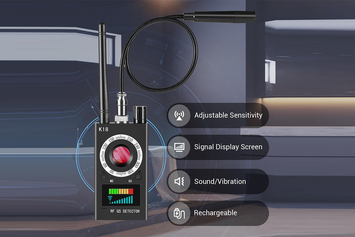 Hidden Camera Detectors Positioning System Tracker Detector for Travel Hotels Bathroom