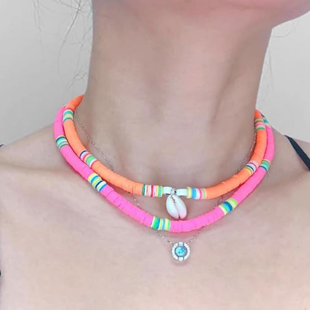 Clay Beads Bracelet Making Kit Friendship DIY Jewelry Making Beads Set