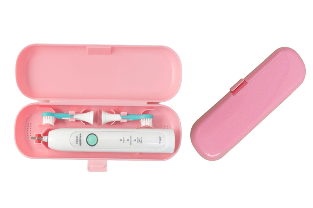 Electric Toothbrush Travel Case, Portable Toothbrush Holder-Pink