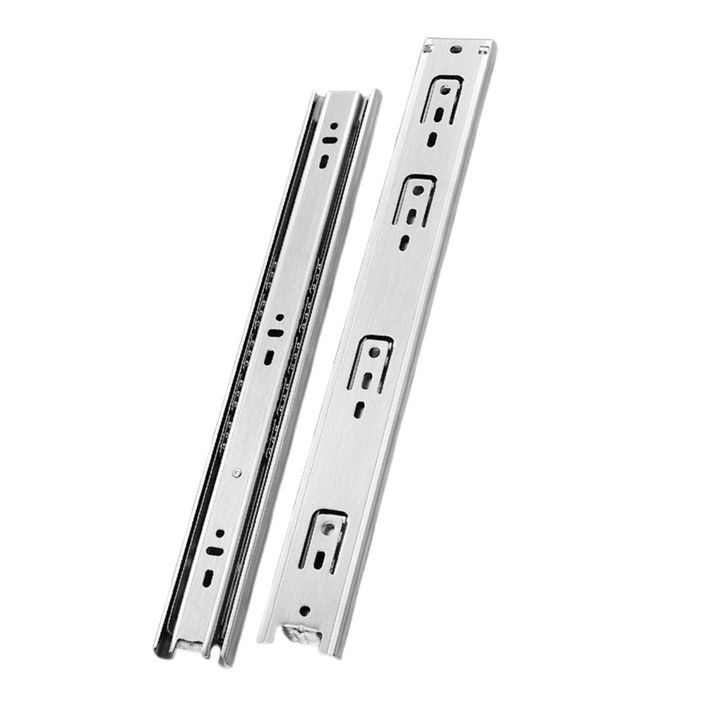 Steel Ball Bearing Drawer Slides 450mm Full Extension Side Mount Runners Pair
