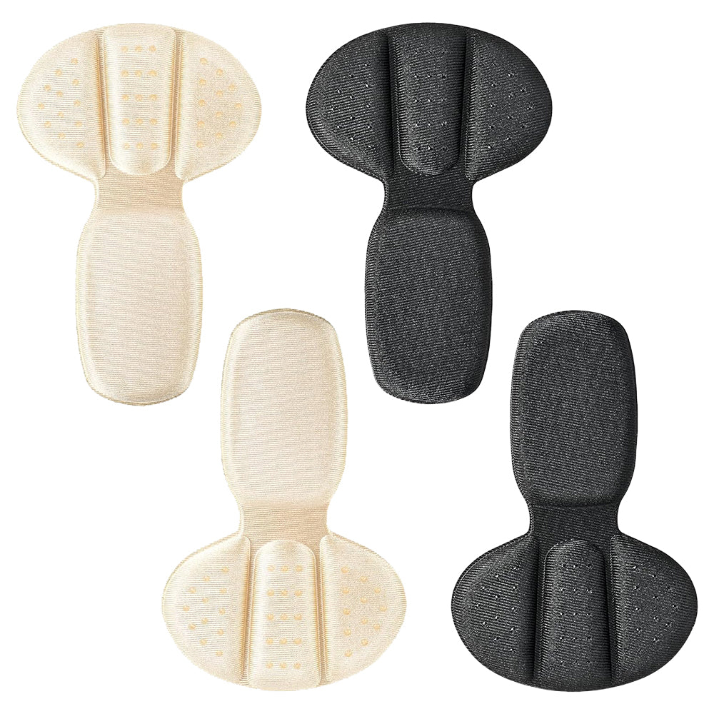 2 Pairs of Back of Heel Cushion Pads Mesh Adhesive Heel Grips Inserts Heel Protectors