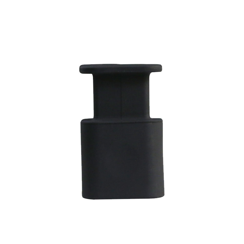 2-in-1 Silicone Charger Protector with Cord Wrap Power Adapter Case for 18W/20W Apple USB-C Charger Black