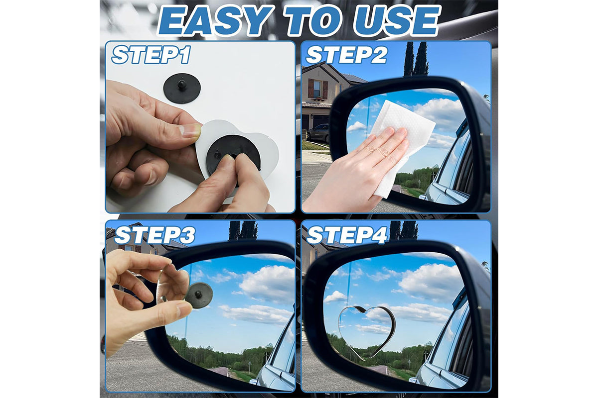 2Pcs Blind Spot Mirrors Car Side Mirror Adjustable Rear View Mirror for Cars Suvs