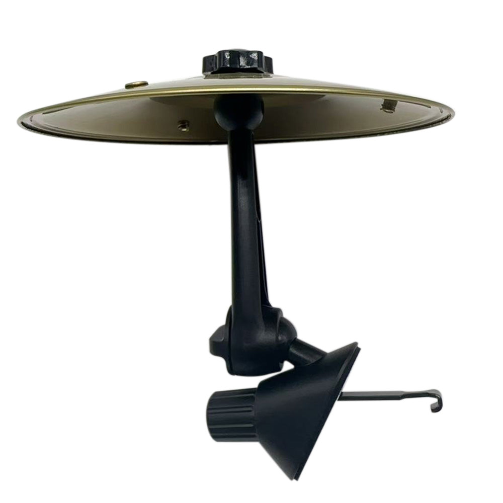 Car Drum Cymbal Air Vent Car Crash Fun Musical Gadget Universal Fit For Driver Drummer Golden