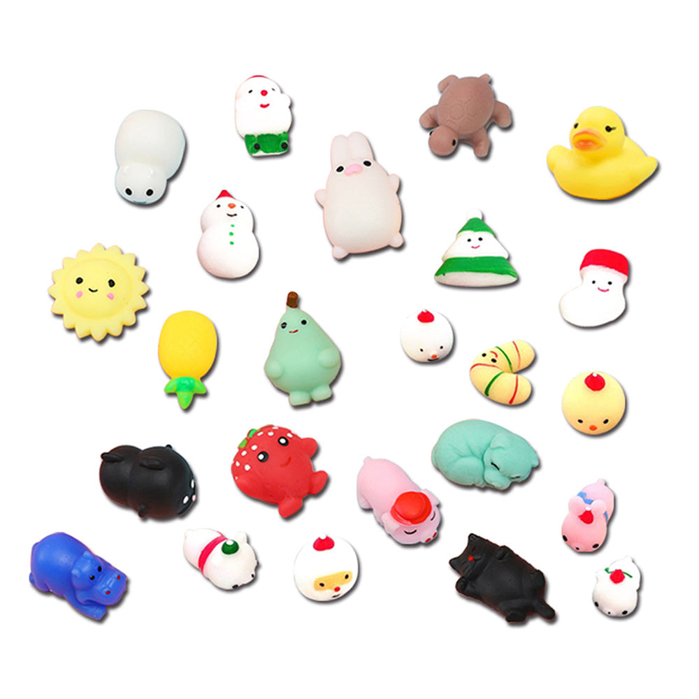 24 Days Mochi Animals Christmas Advent Calendar Squishy Toys Xmas Party Favor for Kids
