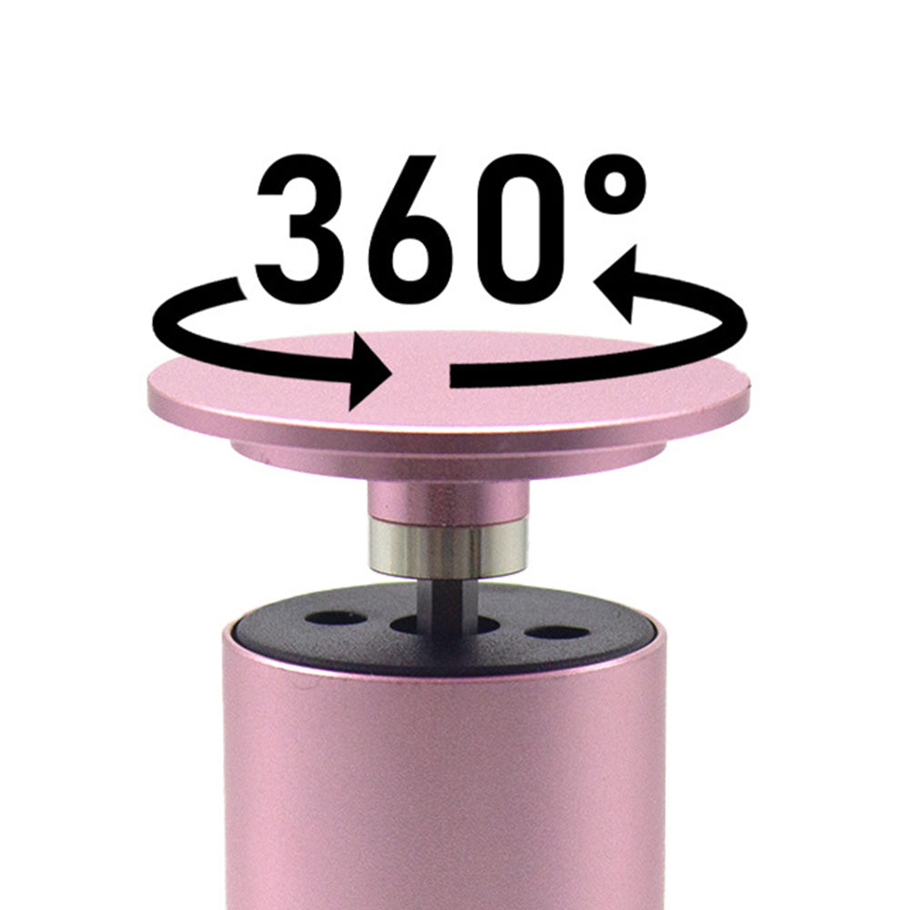 9-Speed Adjustable Electric Foot Callus Remover Digital Display Rechargeable Foot Sander Pedicure Tools with Sandpaper Disks Pink