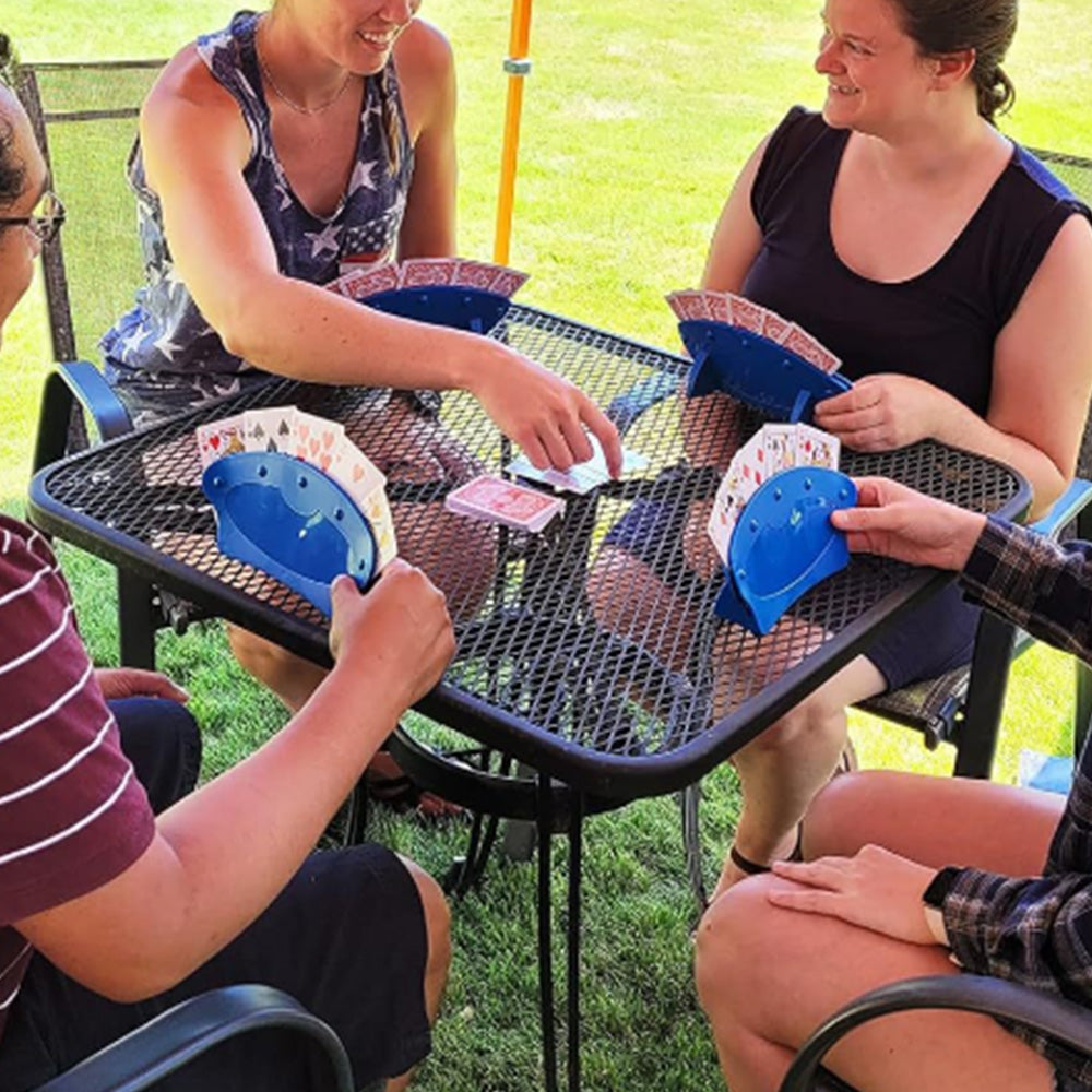 4Pcs Hands-Free Playing Card Holders for Bridge Canasta UNO Card