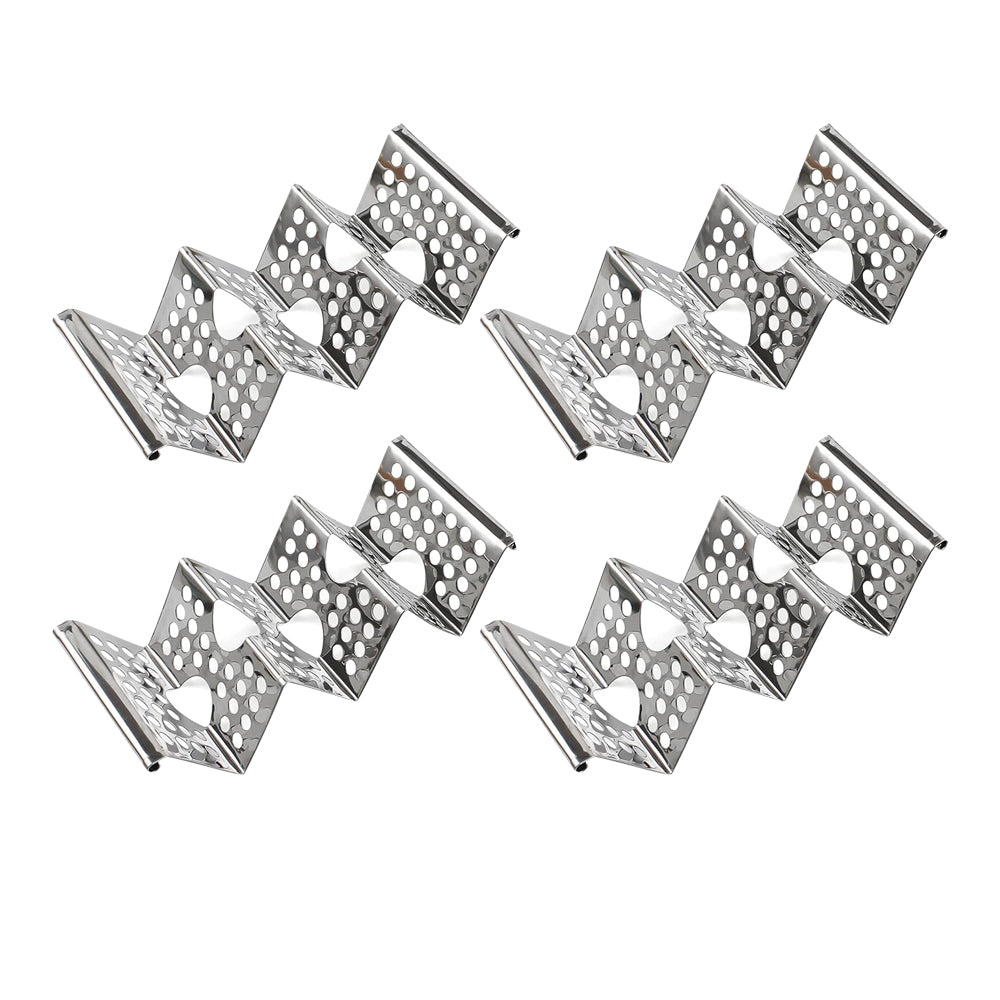 Set of 4Pcs Stainless Steel Taco Holder Taco Stand Taco Plate
