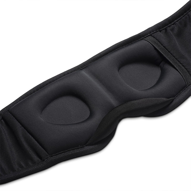 Sleep Mask Eye Mask Sleep Headphones Bluetooth 5.0 Wireless 3D Eye Mask -Black