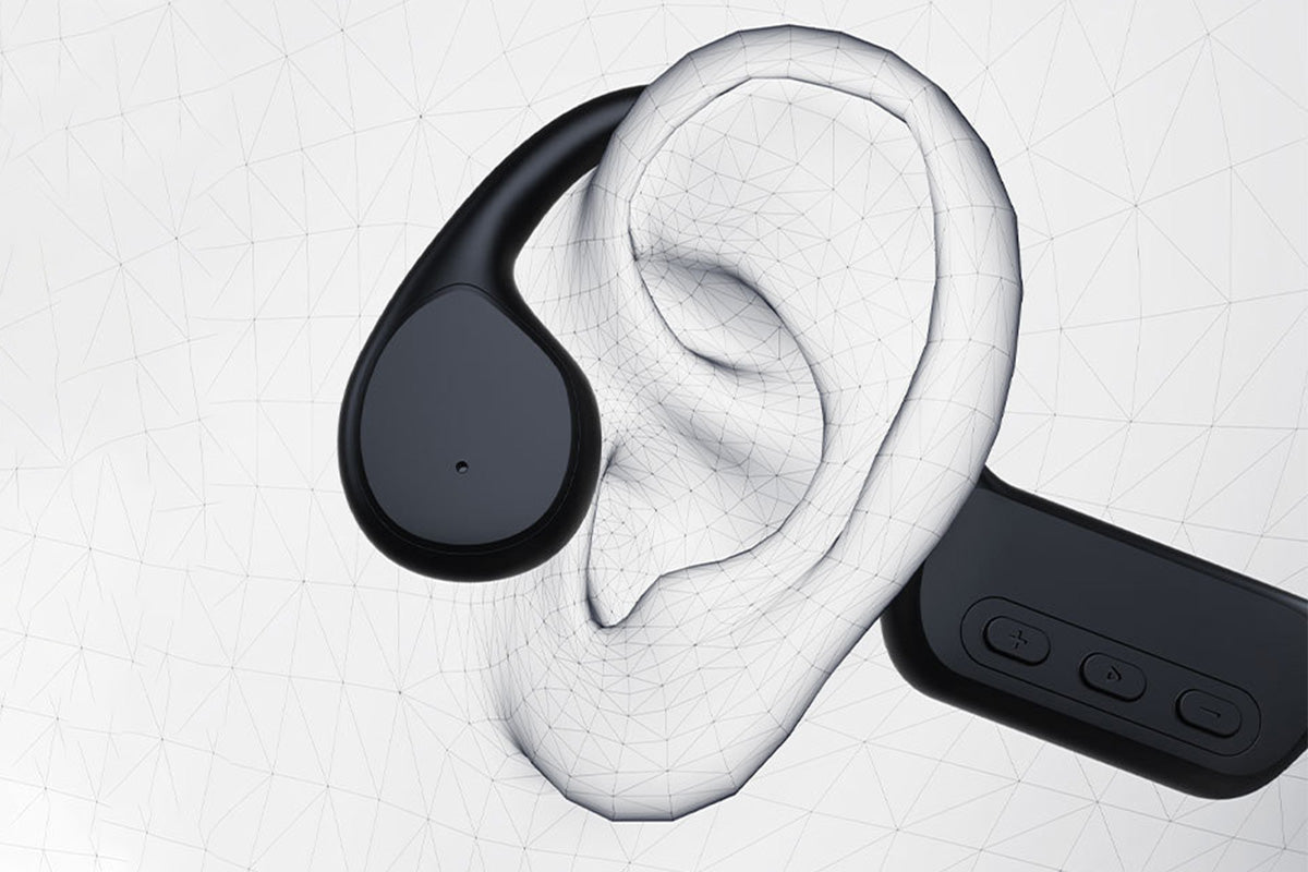 Wireless Bone Conduction Earphones Swimming IPX8 Water-Resistant Headphones