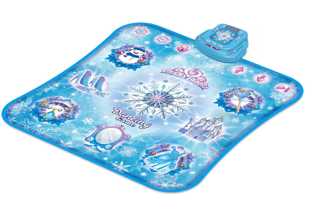 Music Dance Pad Toy  LED Lights Princess Dancing Mat with 8 Button Music Mode