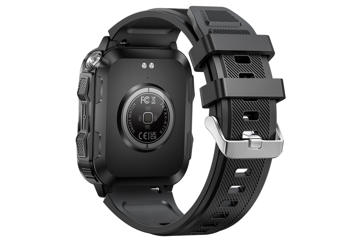 Smartwatches with 100 Sports Modes Voice Assistant Bluetooth Call Music for iPhone-Black
