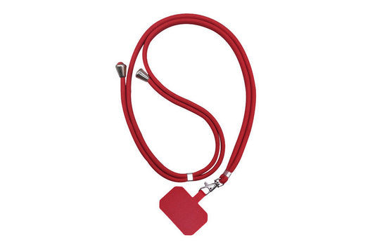 Phone Lanyard Universal Adjustable Shoulder Neck Strap-Red