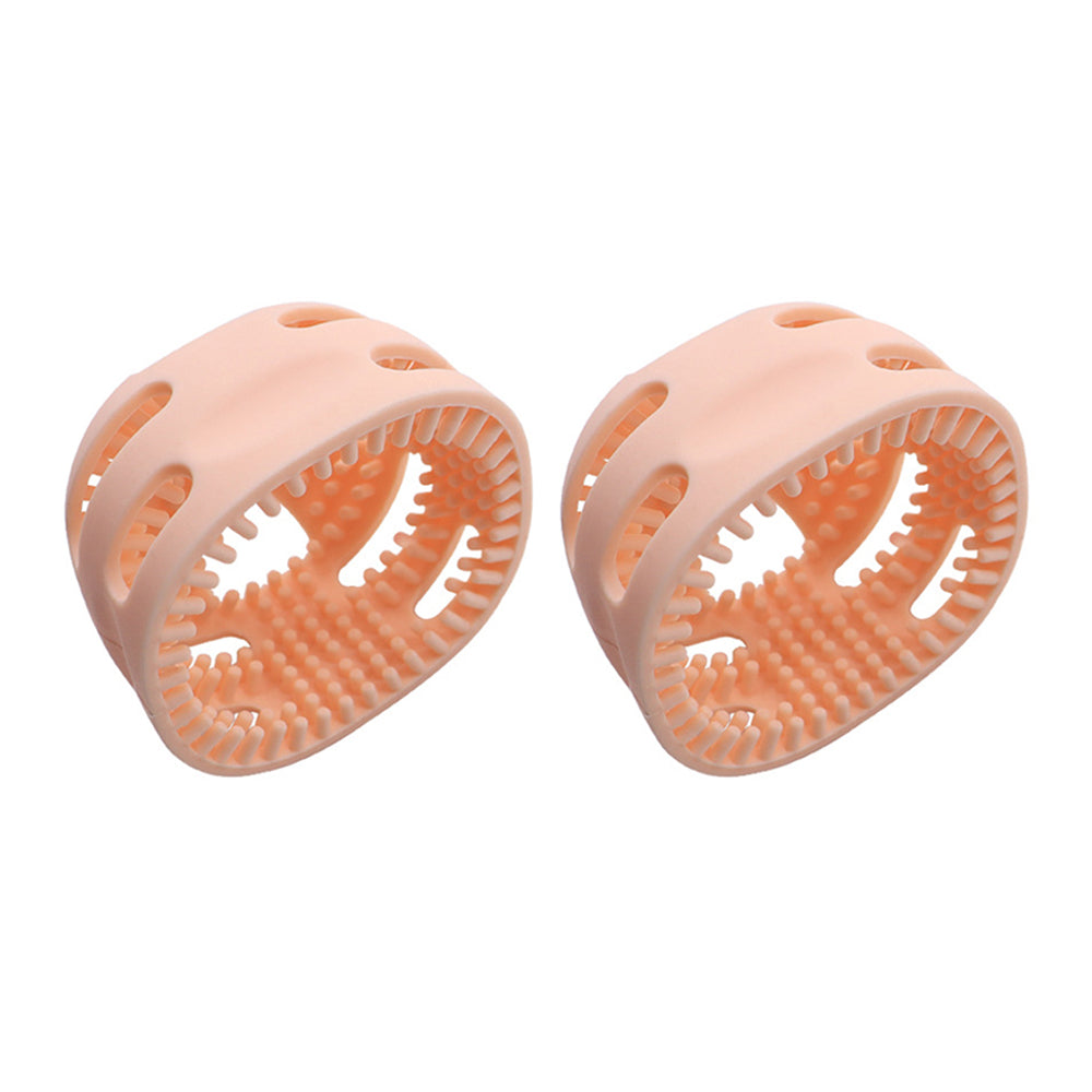 Set of 2Pcs Egg Cleaning Brush Fresh Egg Scrubber Reusable Egg Washing Tools Pink