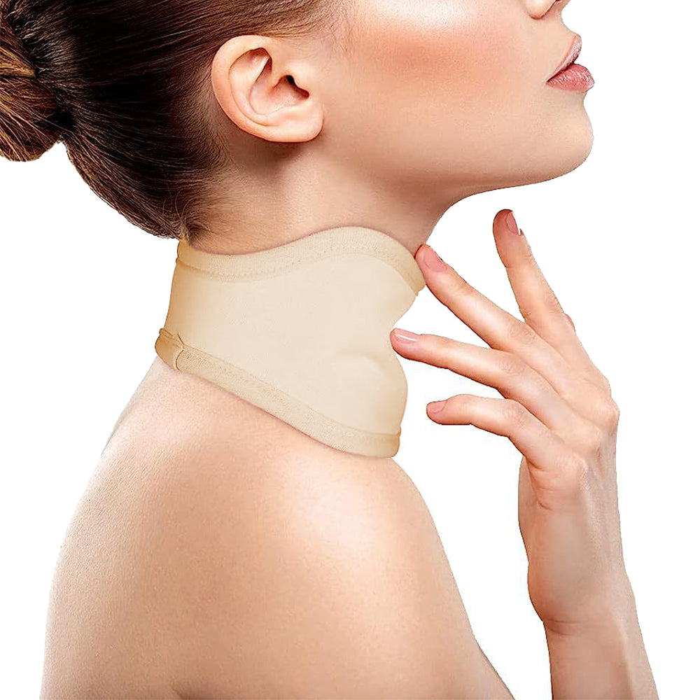 4 Pcs Set Reusable Castor Oil Wrap Kit for Waist Neck Breast Nude