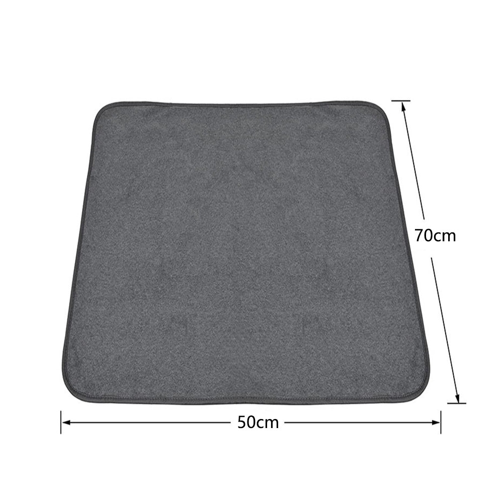 Coral Fleece Washable Dog Mat ââ‚?Non-Slip Reusable Pee Pad for Pets