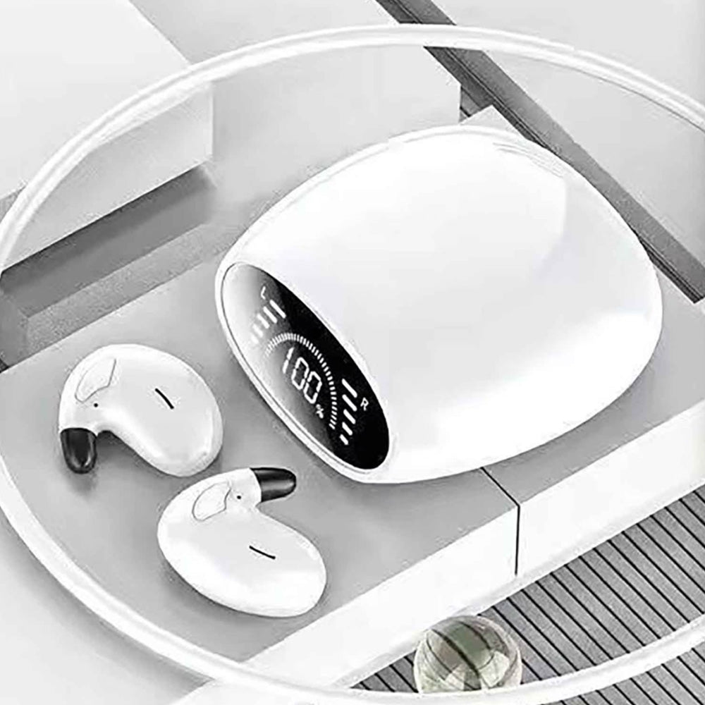 Wireless Bluetooth Sleep Earbuds Invisible Side-Sleeper Headphones White