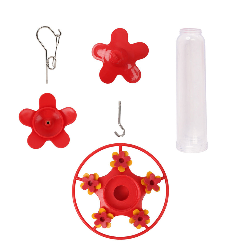 Outdoors Hanging Hummingbird Feeders with 5 Feeding Ports
