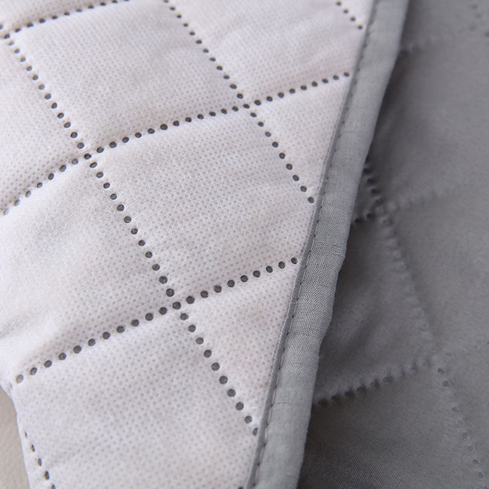 Recliner Chair Cover Couch Protector Slipcover with Elastic Straps Gray