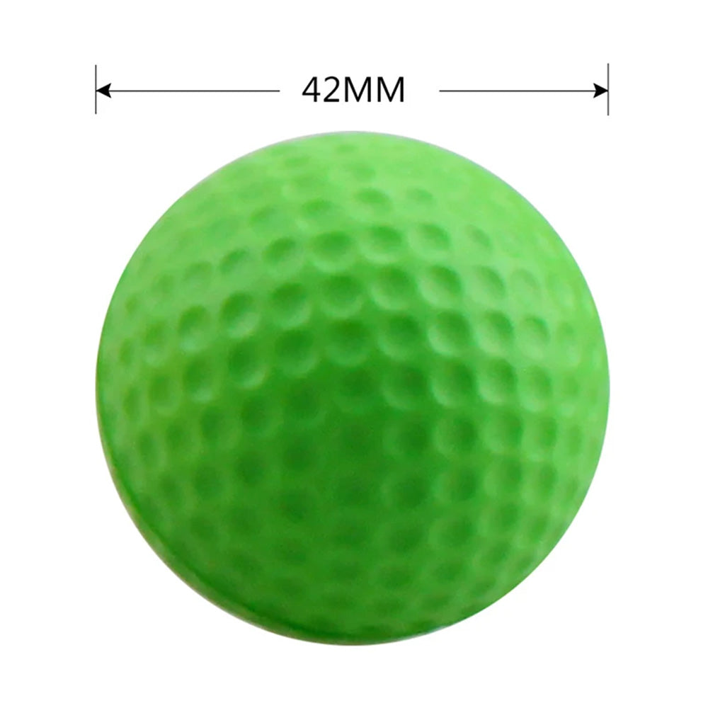 24Pcs Golf Practice Foam Balls 4.2cm PU Sponge Ball for Indoor Outdoor Training