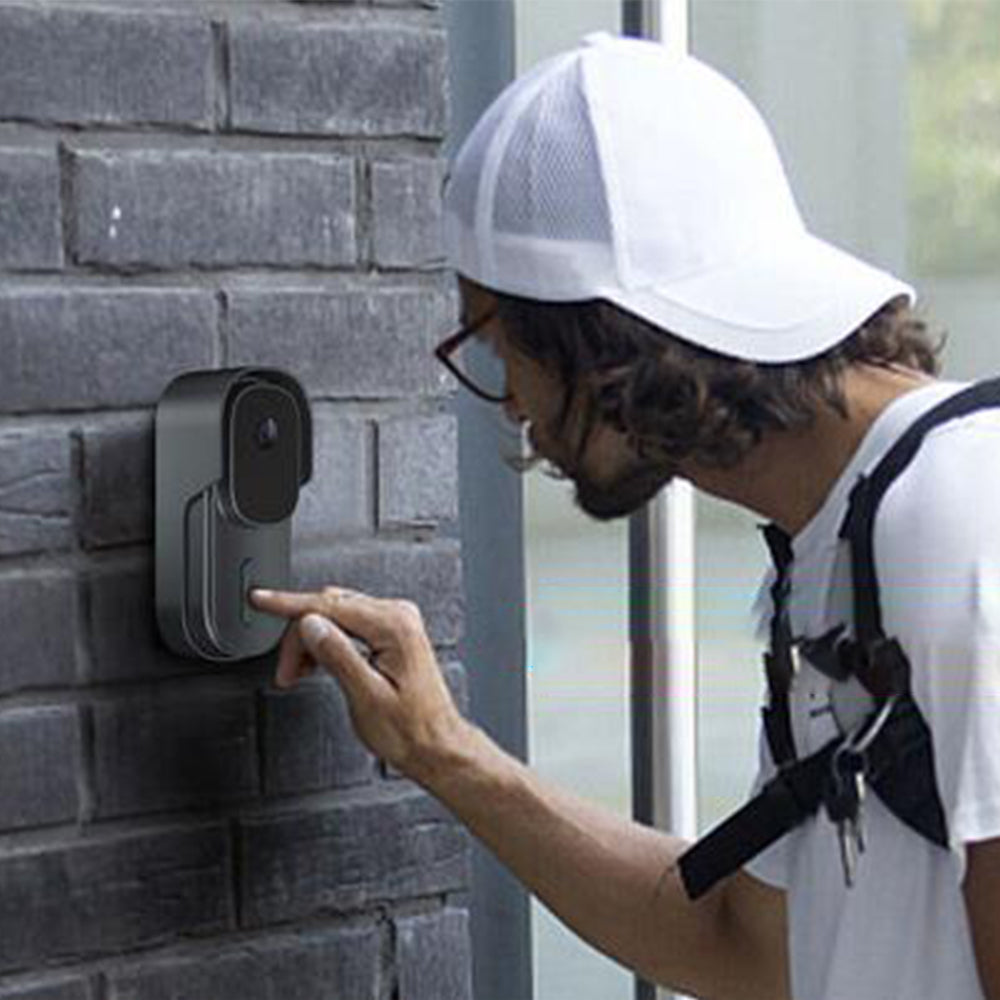 Wireless WiFi Video Doorbell Smart Tuya App Door Ring Intercom Security Bell with Camera