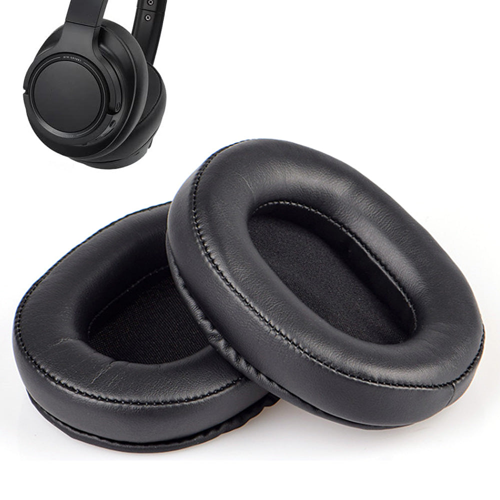 Replacement Ear Pads Compatible with Audio Technica ATH MSR7b M50 M40 M30 M20X-Black