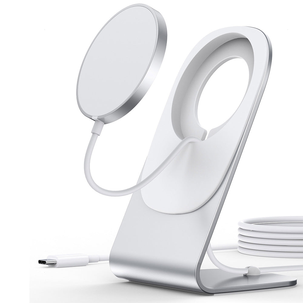 15W Foldable Wireless Charging Stand Fast Charging Pad for iPhone 16/15/14/13/12 Series