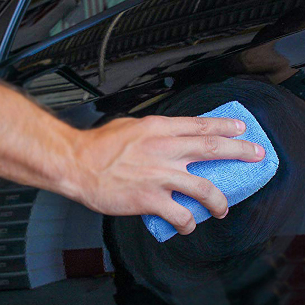 8PCS Microfiber Cleaning Pad Car Wash Sponge for Effortless Wax/Detailing/Polishing