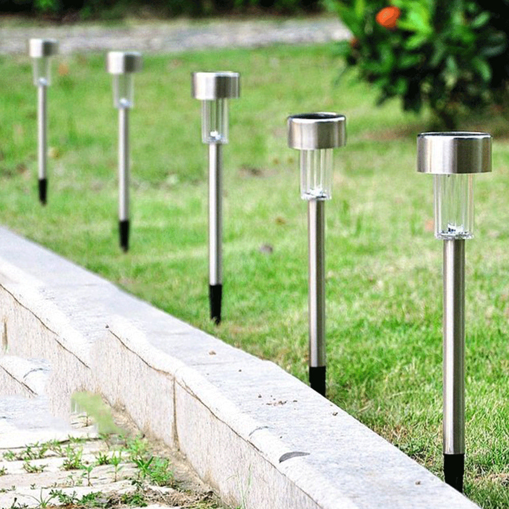 10pcs Outdoor Garden LED Lights for Lawn -White