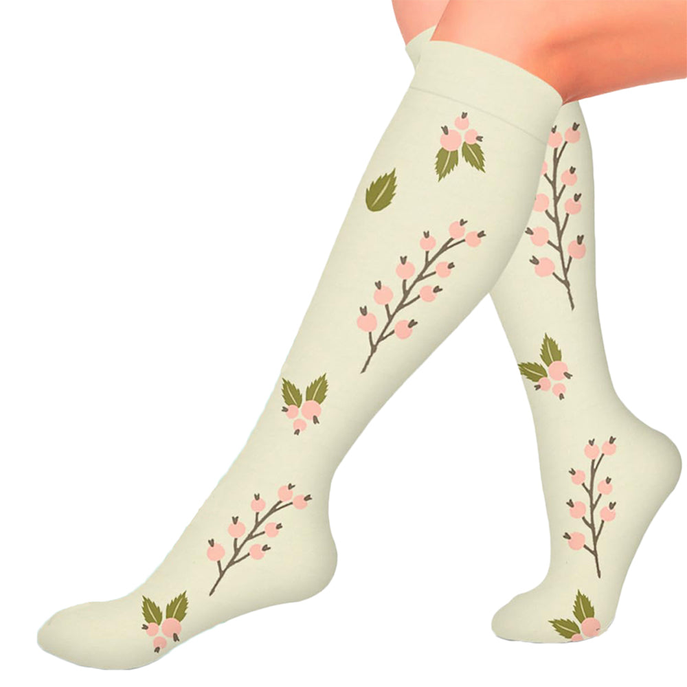 6 Pairs of Women's Compression Socks Compression Support Circulation Socks 15-20Mmg