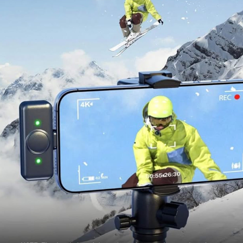 Dual Receivers Mini Lavalier Microphone with Magnetic Clip