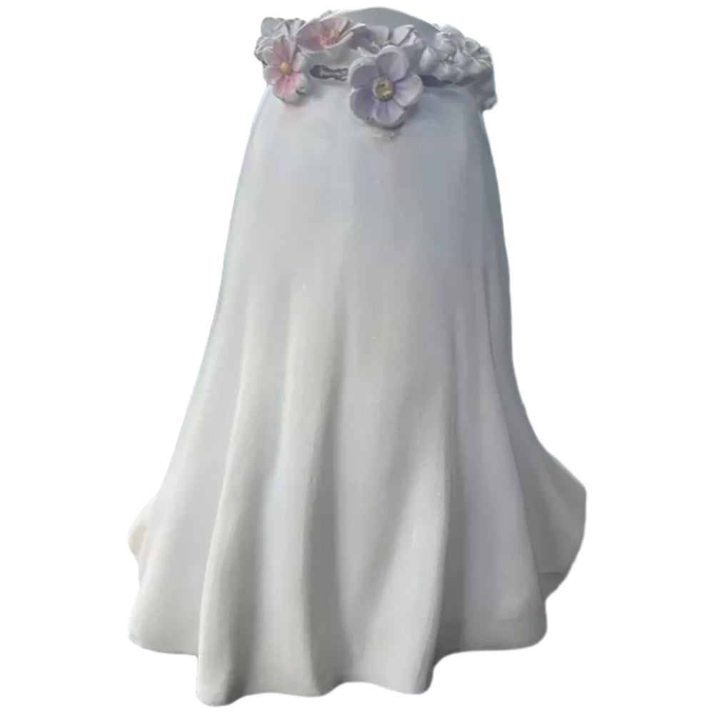 2Pcs Halloween Ghost Walking Dog Statue Ghost Ornament Decor for Yard Garden Corridor