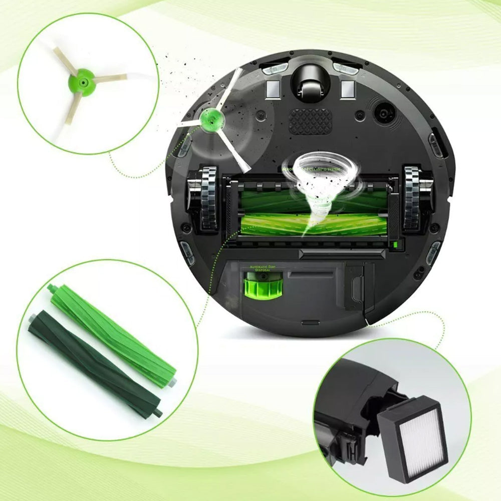 24PCS Set Brush Filter Replacement Parts for Roomba J And E And I Series Robot Vacuum Cleaner