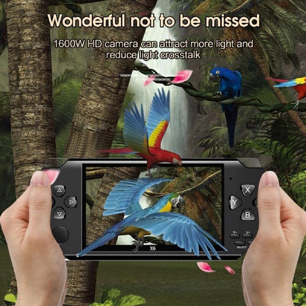 4.3 inch Retro Handheld Game Console Portable Game Player with 10000+ Games Built In