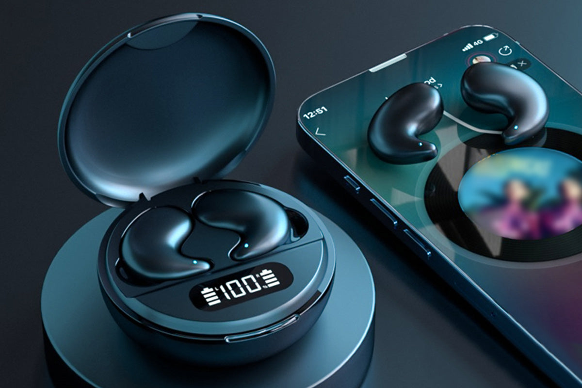 Sleep Wireless Earbuds Bluetooth 5.3 Hidden In-Ear Headphones for Side Sleeping